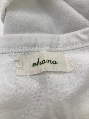 ohana/タンクトップ/トップス/ホワイト/F