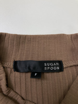 SUGAR SPOON/シュガースプーン/ニット/セーター/トップス/ブラウン/F