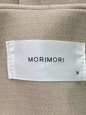 MORIMORI/ノーカラージャケット/ジャケット/アウター/ベージュ/M