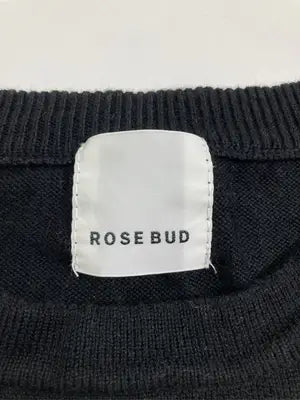 ROSE BUD/ローズバッド/Tシャツ/カットソー/トップス/ブラック/F