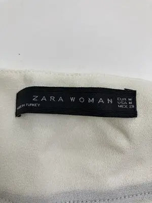 ZARA WOMAN/ザラウーマン/Tシャツ/カットソー/トップス/ホワイト/EUR M