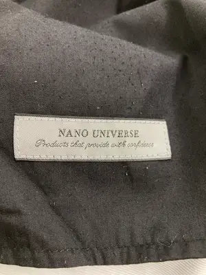 NANO-UNIVERSE/ナノユニバース/スラックス/パンツ/ブラック/M