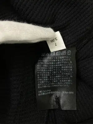UNIQLO/ユニクロ/Tシャツ/カットソー/トップス/ブラック/L