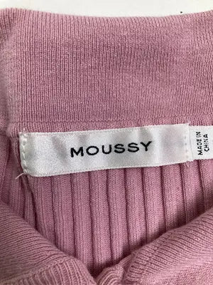 MOUSSY/マウジー/ニット/セーター/トップス/ピンク/F