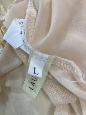 LAUIR/ラウアー/Tシャツ/カットソー/トップス/アイボリー/L