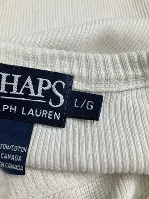 CHAPS RALPH LAUREN/チャップスラルフローレン/Tシャツ/カットソー/トップス/アイボリー/L/G