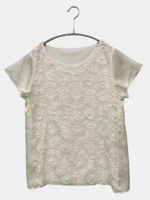INDIVI/インディヴィ/Tシャツ/カットソー/トップス/アイボリー/03