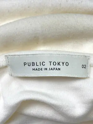 PUBLIC TOKYO/パブリックトウキョウ/Tシャツ/カットソー/トップス/アイボリー/02