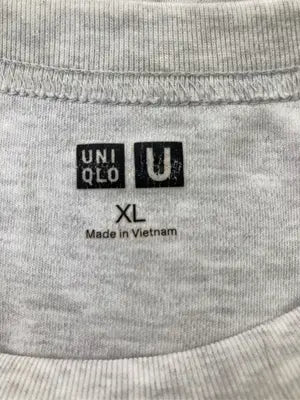 UNIQLO U/ユニクロユー/Tシャツ/カットソー/トップス/グレー/XL