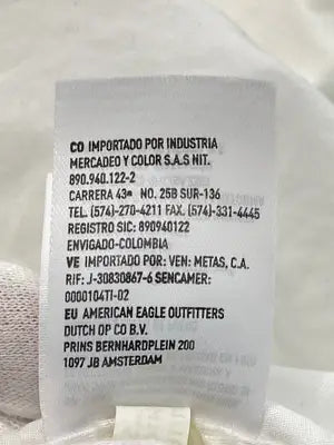 American Eagle Outfitters/アメリカンイーグルアウトフィッターズ/シャツ/ブラウス/トップス/ホワイト/XXL
