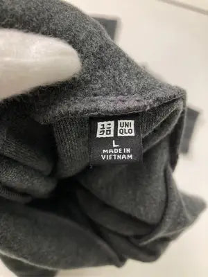 UNIQLO/ユニクロ/Tシャツ/カットソー/トップス/グレー/L