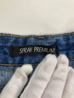 SPRAY PREMIUM/スプレイプレミアム/デニムスカート/スカート/ブルー/S