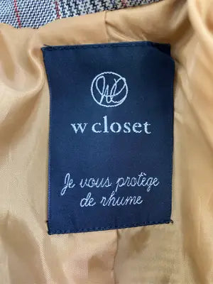 w closet/ダブルクローゼット/テーラードジャケット/ジャケット/アウター/グレー