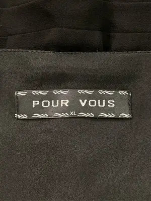 POUR VOUS AMI/チュニック/ワンピース/ドレス/ブラック/XL