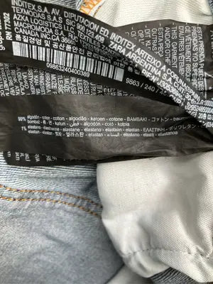 ZARA/ザラ/デニムパンツ/パンツ/ブルー/EUR 38