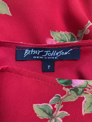 BETSEY JOHNSON/ロングスカート/スカート/レッド/P