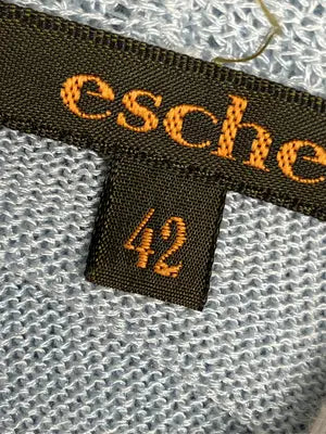 esche/カーディガン/ボレロ/トップス/スカイブルー/42