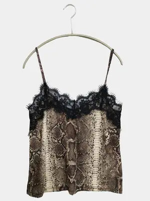 ZARA TRAFALUC/ザラトラファルック/キャミソール/トップス/ブラウン/USA M