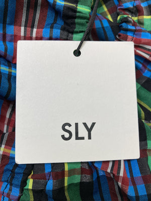 SLY/スライ/シャツ/ブラウス/トップス/ブルー/FREE