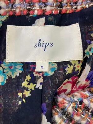 SHIPS/シップス/ノーカラージャケット/ジャケット/アウター/レッド/M