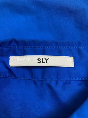 SLY/スライ/シャツ/ブラウス/トップス/ブルー/FREE