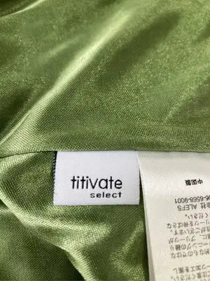 titivate/ティティベイト/ワンピース/ワンピース/ドレス/グリーン/Ｓ