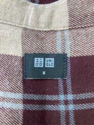 UNIQLO/ユニクロ/シャツワンピース/ワンピース/ドレス/ブラウン/M