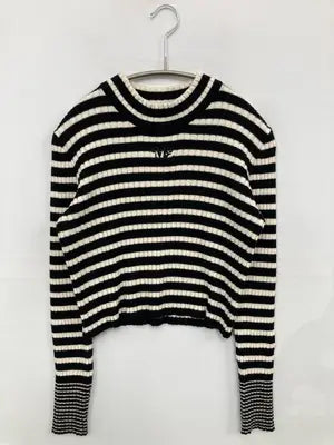 ems/エムズエキサイト/ニット/セーター/トップス/ブラック/F