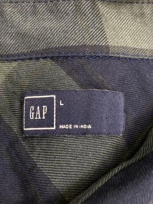 GAP/ギャップ/シャツ/ブラウス/トップス/グリーン/L