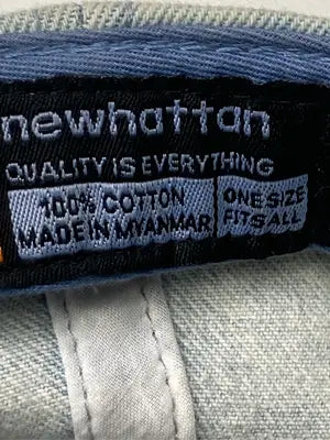 NEWHATTAN/ニューハッタン/キャップ/帽子/スカイブルー/ONE SIZE FITS ALL