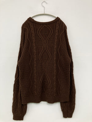 kutir/クティール/ニット/セーター/トップス/ブラウン/F