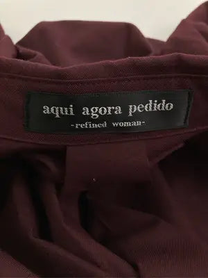 aqui agora pedido/シャツ/ブラウス/トップス/パープル/38
