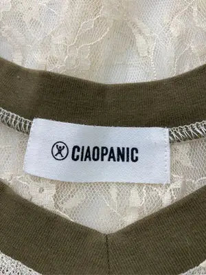 CIAOPANIC/チャオパニック/Tシャツ/カットソー/トップス/カーキ/ONE