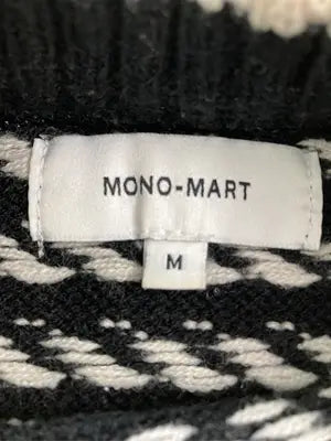 MONO-MART/モノマート/ニット/セーター/トップス/ブラック/M