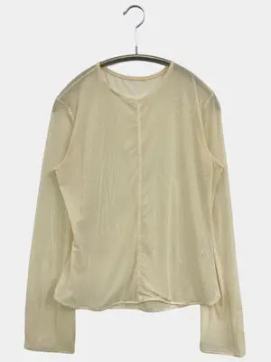 Uniqlo and Mame Kurogouchi/Tシャツ/カットソー/トップス/アイボリー/L