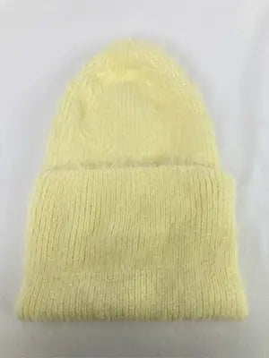 ニットキャップ/ビーニー/帽子/イエロー