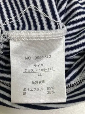 Tシャツ/カットソー/トップス/ネイビー/LL