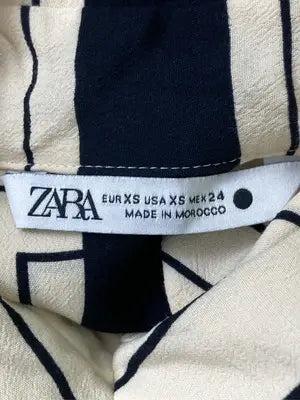 ZARA/ザラ/シャツワンピース/ワンピース/ドレス/ベージュ/USA XS