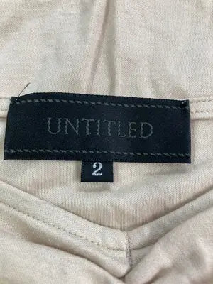 UNTITLED/アンタイトル/Tシャツ/カットソー/トップス/ベージュ/2
