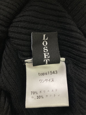 Daycloset/デイクロゼット/ニット/セーター/トップス/ブラック/ワンサイズ