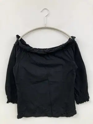 INDIVI/インディヴィ/Tシャツ/カットソー/トップス/ブラック/38