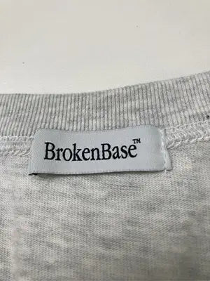 BrokenBase/ブロークンベース/Tシャツ/カットソー/トップス/グレー/L