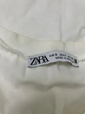 ZARA/ザラ/Tシャツ/カットソー/トップス/アイボリー/S