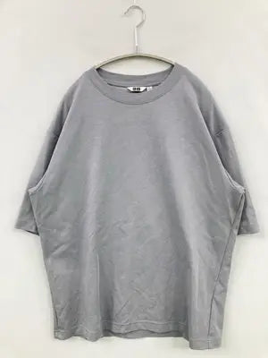UNIQLO U/ユニクロユー/Tシャツ/カットソー/トップス/グレー/L
