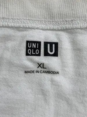 UNIQLO U/ユニクロユー/Tシャツ/カットソー/トップス/ホワイト/XL