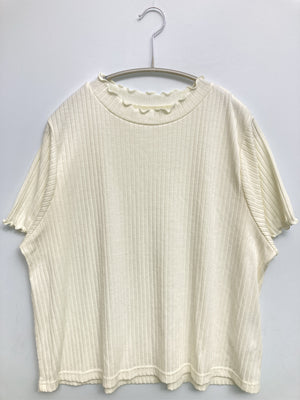Lutique/ルティーク/Tシャツ/カットソー/トップス/ホワイト/4L