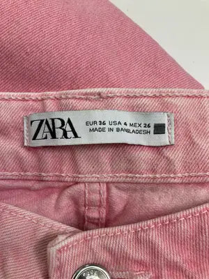 ZARA/ザラ/デニムパンツ/パンツ/ピンク/USA 4