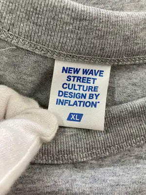 inflation/Tシャツ/カットソー/トップス/グレー/XL