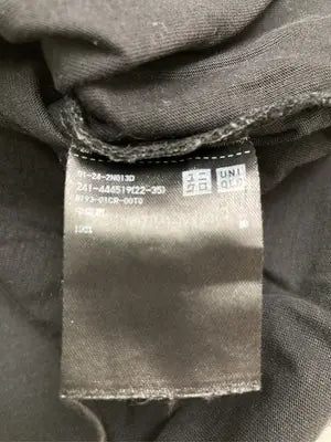 UNIQLO/ユニクロ/Tシャツ/カットソー/トップス/ブラック/XL