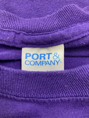 PORT COMPANY/ポートカンパニー/Tシャツ/カットソー/トップス/パープル/L
